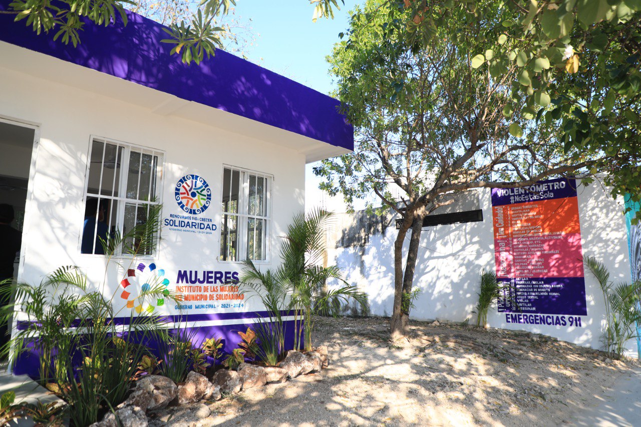 Puntos violetas contribuyen a la erradicación de la violencia – H. Ayuntamiento de Solidaridad